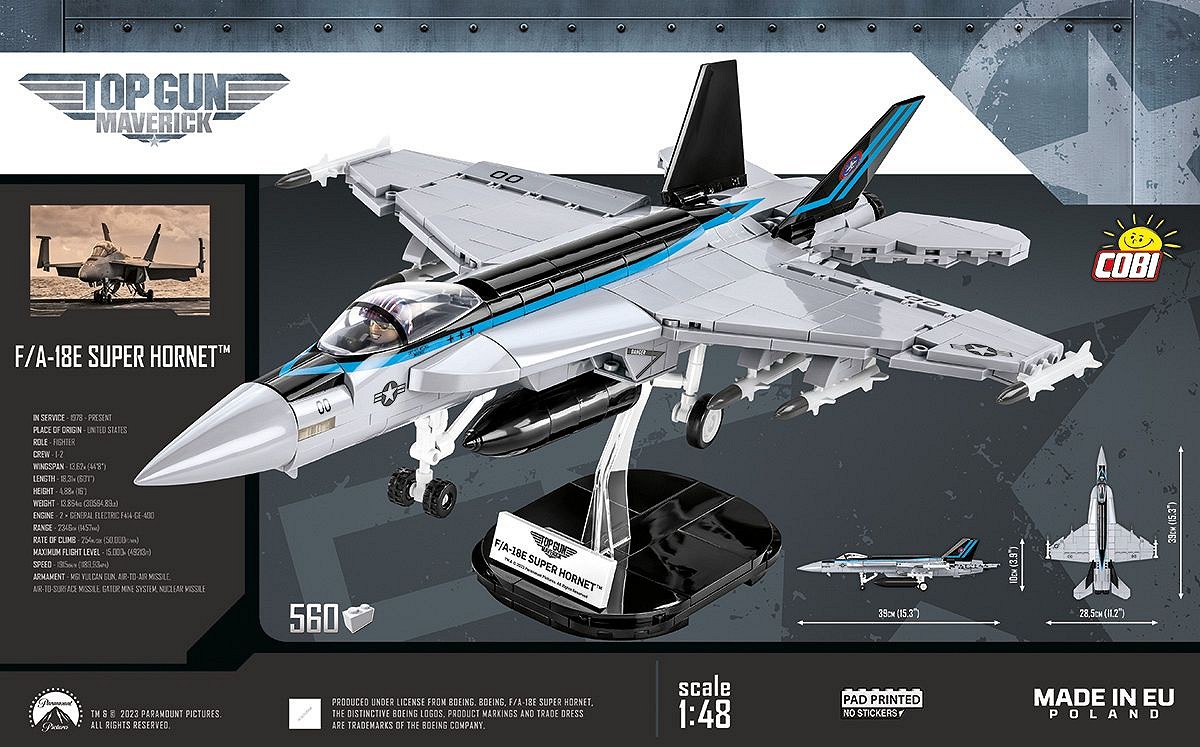 F/A-18E Super Hornet™ (COBI-5805A) \ Top Gun \ Cobi.eu